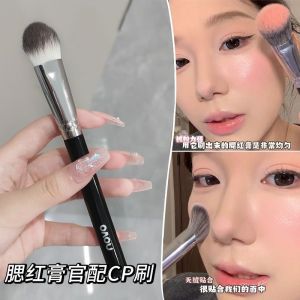 Soft Bristle Blush Brush Female Makeup Artist Professional Highlighting Cheekbone Enhancing Long Handle Chinese Brand Ayanami