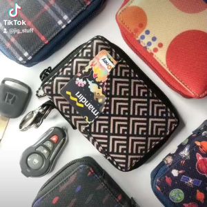 Sarung Cover Keyless Zipper Resleting Dompet STNK Gantungan Kunci Mobil Motor Model Waterproof Sublim Motif
