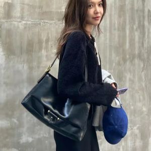 Large Underarm Soft Leather Shoulder Bag for Women New 2025 Chunxiaying Capacity Messenger Bag Korean Style Leisure Handbag