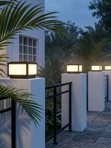 VINCAN | Solar Elegant Square Pillar Top Light