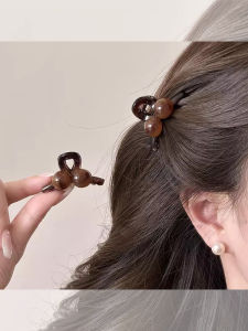Amber Cherry Princess Hair Claw Womens Fashion Hair Accessories Shark Clamp Hair Decorations Side Bangs Hair Clips