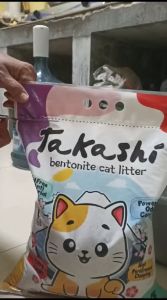 Kemasan 5 Liter Pasir Kucing Gumpal Wangi TAKASHI Premium Cat Litter  Free Kalung Lucu