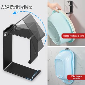 XUNHUAI | Folding No-drilling Bathroom Storage Rack