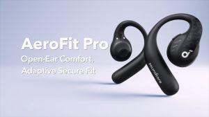 [FREE Soundcore A20i Earbuds] Anker Soundcore AeroFit Pro Open-Ear Headphones A3871 | LDAC | 360 Audio | IPX5 Sweat Guard | Snug and Secure fit