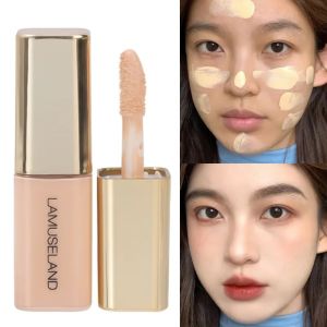 🔥Dream Poem👍Mini Concealer Waterproof Makeup Full Cover Flawless Facial Oil Control Light Thin Sense Brightening Skin Tone Liquid Foundation