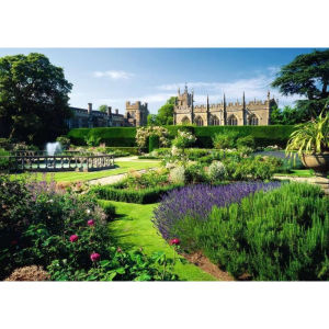 75*50cm Paper Puzzles Garden Castle Jigsaw Puzzle 1000 Pieces Perfect Gift Adults Home Game Room Bedroom Wall Decor