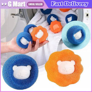 5/10pcs Washing Machine Sponge Cleaning Ball with Sticky Hair Dirt Removal and Anti Winding Carton Sponge Washing Ball with Sticky Hair