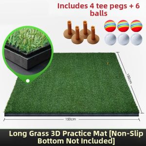 PGM GOLF | Long Grass Practice Mat 3D Professional Teaching 1.5x1.5m
