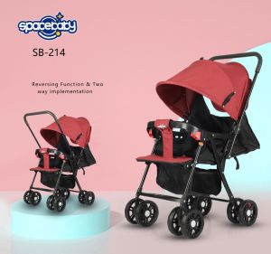 Stroller kereta dorong Spacebaby Sb 214 Bisa hadap depan belakan / labeille Kk7