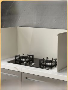 Thickened Stainless Steel Kitchen Oil Barrier Board High Temperature Resistant Gas Stove Cooking Utensil Anti-Emulsification Board