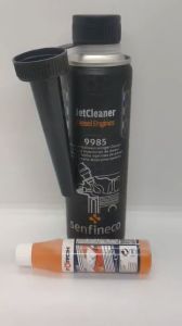 SENFINECO 9985 LÀM SẠCH ĐẦU KIM PHUN Ô TÔ MÁY DẦU VÀ FORCH R535 32ml NƯỚC GẠT KÍNH XE Ô TÔ (JetCleaner Diesel engines 9985 300ml and Windshield R535 32ml)