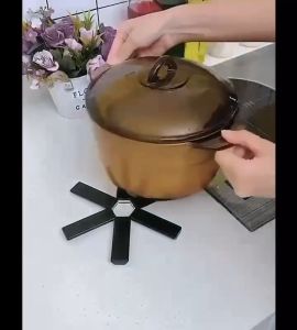 BB7 - Alas Tatakan Panas Lipat Tatakan Panci Tahan Panas Anti Licin Alat Tatakan Makanan Folding Pot Mat