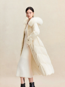 Vero Moda | Dopamine Style Cloud Down Jacket 90% White Goose Down Fur Collar