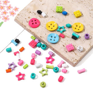 Thời trang mới kẹo colorized hạt cườm kim loại quyến rũ Sao Bướm Bow hạt cườm hình sọ cho Vòng đeo tay Bông tai Keychain DIY làm đồ trang sức