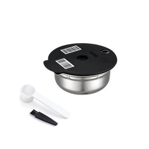 Bosch Tassimo SUNY HAPPY VIVY Bộ Lọc Cà Phê Có Thể Nạp Lại Bằng Thép Không Gỉ Vỏ Silicon Dạng Viên Nang Có Nhiều Kích Cỡ 60/180/200/220ml