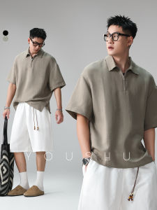 Cool Lightweight Loose Polo Shirt T-Shirt