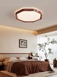 DGY | Wabi-sabi Style Walnut Wood Grain French Vintage Bamboo Joint Ceiling Light