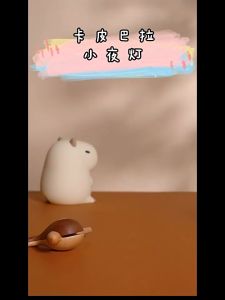 Capybara Light for Kids Capybara Night Lamp Portable Animal Lamps Touch Control Lamp Adorkable Silicone LED Capybara Night Light Animal Lamp Touch Sensor Nightlight Children Kid Bedside Bedroom Decor