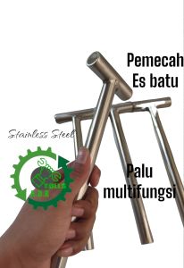 palu pemecah es batu stainless Steel/palu multifungsi bahan stainless anti karat