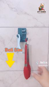 Hook Gantungan 4 Rotasi Holder Gantung Tempel Dinding Serbaguna