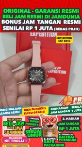 JAM TANGAN EXPEDITION WANITA ORIGINAL EXPEDITION 6840 6840MFRRGBAPN - Women CT - Rubber - Pink - Jamdunia Jam dunia JD18 # JAM WANITA JAM EXPEDITION WANITA + EXF 6840 MFRRGBAPN EXF6840 EXF6840MFRRGBAPN EXF 6840MFRRGBAPN EXPEDITION 6840MFRRGBAPN S003