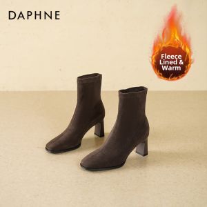 Daphne | High Heel Slimming Vintage Style Ankle Boots