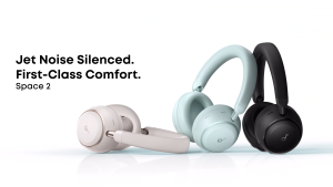Soundcore Space 2 by Anker Active Noise Cancelling Headphone Comfortable Fit 50H PlaytimeLDAC Hi-ResDual Connection 3-Mic AI Clear Calls Bluetooth 6.1 Travel-Ready Design