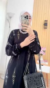 (S M L XL XXL) GAMIS RAYON TWILL / GAMIS RAYON ABSTRAK / GAMIS RAYON PREMIUM