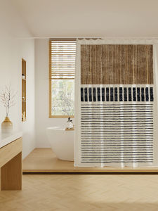 XIZUO | High Quality Shower Curtain Dry Wet Separation Bath Divider