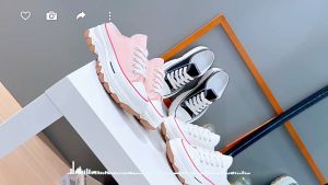 Sepatu Sneakers Selop Wanita Premium Kanvas SSK 2407