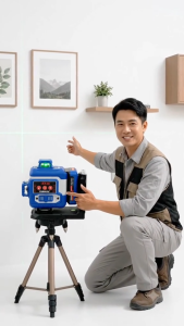 Máy Cân Bằng Laser 16 Tia Xanh YAMASU Chip Sharp Nhật Đánh Cốt Nền Treo Cao Chính Hãng YMS-16DG2
