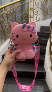 FP 1777 Tas Silikon Motif Lucu dan Imut - Tas Jelly Silikon Ukuran Besar (Muat HP besar) Free lampu LED