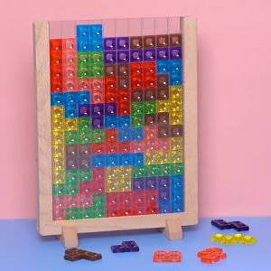 Jackjacktoys Mainan Edukasi Puzzle Tetris Anak Game Balok Kreativitas Anak 3D Mainan Menyusun Puzzle Edukasi