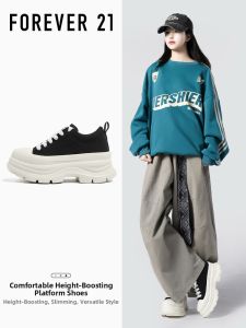 Forever 21 | Giày Vải Tăng Chiều Cao Thời Trang