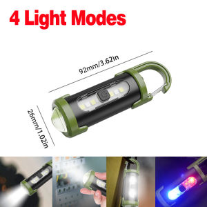 XIWANGFire | Kids Flashlight KeychainRechargeable LED Torch for Childrens CampingNight ReadingOutdoor AdventuresCOB LightEmergency Lamp