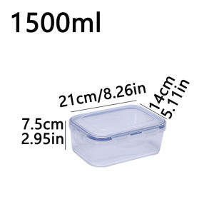 Kitchen Utensils Refrigerators Storage Boxes Food Containers With lids Plastic Fresh-Keeping Boxes Portable Storage Boxes