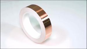 Doubel Side Conductive Copper Foil Tape Adhesive Strip Heat Shield Eliminate EMI Anti-static Repair Tape 0.05mm Thickness