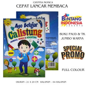 BUKU TK JUMBO - AYO BELAJAR CALISTUNG UNTUK PAUD DAN TK