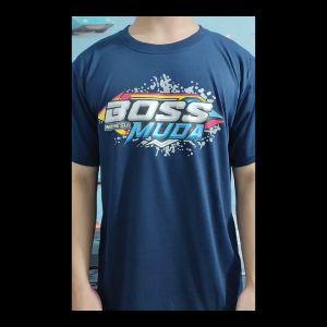 KAOS TSHIRT BAJU DISTRO BOSS MUDA TETAP BANGKIT DIMASA SULIT