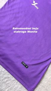 Baju Olahraga Atasan Wanita Lengan Pendek Kaos Jersey Dry Fit Running Zumba Lari Yoga Senam Fitness Volly Futsal Sport