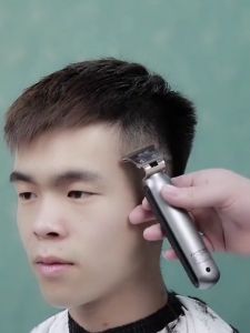 Kemei KM-1757 Hair Clippers Men Beard Trimmer Zero Gapped T-Blade Hair Cutting Cordless Professional Barber Edgers Cutter