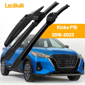 For Nissan Kicks P15 2016-2023 1set Front & Rear Windshield Wiper Blades Windscreen Wipers 2017 2018 2019 2020 2021 Accessories
