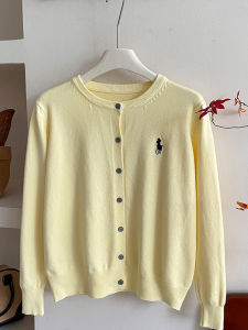 Loose Long Sleeve round Neck Knitted Open Cardigan Womens Style Spring Autumn Fashion Slimming Sweater Embroidered Jacket