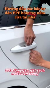 Bộ 4 miếng PPF dán tay nắm hõm cửa ô tô miếng dán chống trầy xước ô tô xe hơi