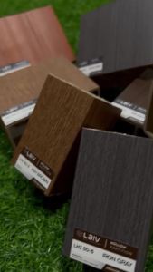 Partisi Hollow PVC 3 METER Kisi Kisi Sekat Ruangan Indoor Motif Kayu