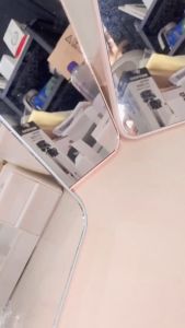 Cermin Lipat Persegi Portable Beauty Mirror Kaca Rias Make Up UKURAN 13X20CM