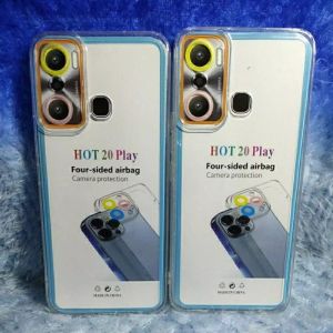 Softcase Slicon bening INFINIX HOT 20 PLAY Casing Transparan TPU