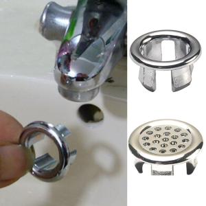 【On Sale】5Pcs Bathroom Kitchen Insert Sink Washbasin Hole Cover Household O-Ring Overflow Bathtub Insert Round Cap Replacement