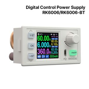 แหล่งจ่ายไฟสื่อสารควบคุม4หลักบนถนน6A 60V RK6006 RK6006-BT DC ไป DC ปรับแรงดันไฟฟ้าลงได้เครื่องแปลงไฟ