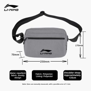 Li-Ning | Mens Large Capacity Outdoor Sports Crossbody Bag